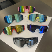女童太阳镜儿童运动墨镜，大框滑雪护目镜男童防紫外线骑行防风眼镜