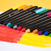 儿童安全无毒画笔宝宝幼儿园涂色画笔彩绘不脏手蜡笔可水洗炫彩棒