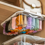 衣柜收纳空间利用神器分隔柜子分层隔板内衣衣物袜子悬挂置物架盒