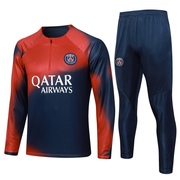 2324赛季巴黎球衣，长袖足球训练服半拉套装，b732#footballjersey