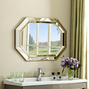 欧式洗手间壁挂镜子贴墙装饰LED梳妆镜卫生间镜子智能浴室镜定制