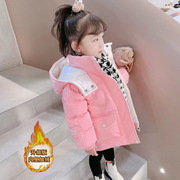 女童棉衣2023冬装韩版儿童