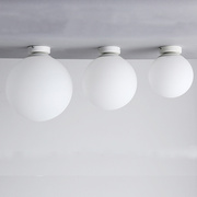 LED创意阳台吸顶灯现代简约时尚门厅玄关过道玻璃圆球形吸顶灯饰