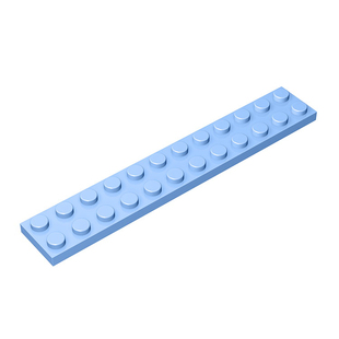 砖友MOC 2445 小颗粒益智拼插积木散件兼容乐高零配件 2x12基础板