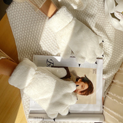 猫爪熊掌手套男女学生韩版冬季加绒加厚全指网红可爱毛绒防寒保暖