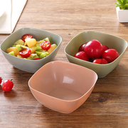 方形水果盘客厅塑料水果盆家用厨房，洗菜盆茶几糖果盘沙拉碗