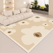 客厅地毯茶几毯高级轻奢房间卧室，床边毯简约家用大面积全铺地垫子
