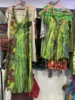 尼泊尔嬉皮精灵风吊带连衣裙手工，蜡染印花波，西米亚民族风中长裙子