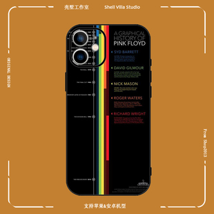 Pink Floyd平克·弗洛伊德月之暗面摇滚手机壳适用于荣耀畅玩20苹果iPhone14promax安卓真我 Q5磨砂软壳音乐