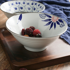 三塘陶瓷7寸陶瓷碗日式和风餐具饭菜碗汤碗面碗大碗汤面碗米饭碗