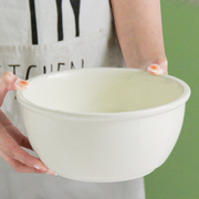 2只19.8汤碗家用2024奶油风餐具陶瓷碗套装大号网红盛汤大碗