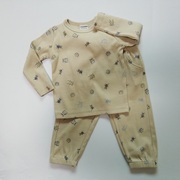 外贸单婴幼儿休闲长袖上衣和裤子套装