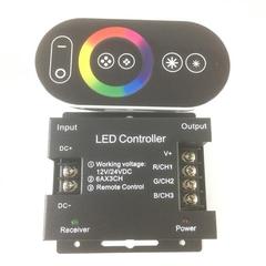 LED6键无线触摸控制器 RGB七彩灯带控制器全彩灯条遥控调光器