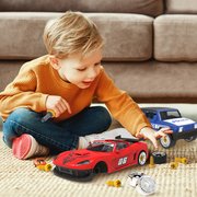 driven螺丝玩具儿童拆装工程车可拧拆卸组装玩具车，动手拼益智工具