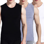 男士背心性感青年透气运动健身紧身无袖跨栏打底汗夏季潮外穿T恤