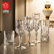 意大利进口RCR复古红酒杯水晶玻璃杯香槟杯家用葡萄酒杯酒具轻奢