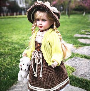 日常超大号俄罗斯陶瓷人偶娃娃可爱出口欧美婚庆个性家居装饰