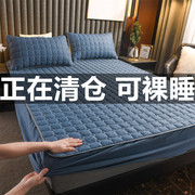 床笠单件纯棉100全棉夹棉加厚防尘罩席梦思床垫，保护罩防滑床套1.8