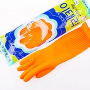 韩国进口长款橡胶手套黄金胶皮，手套加长加厚防滑家务防水手套