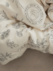 铃兰兔纯棉春季被套清新花卉素描风枕套床单四套件床上用品