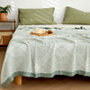 竹纤维盖毯毛巾被夏季薄款成人冰丝凉感竹棉毯子午睡空调毯夏凉被
