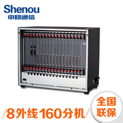 申瓯shenousot600kii数字程控电话交换机，8外线进16-208出分机集团