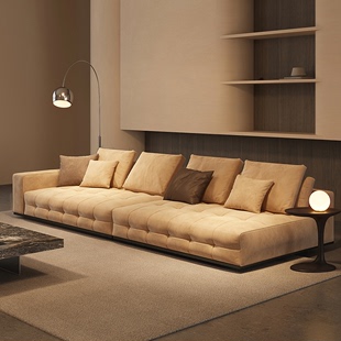 纳威劳伦斯沙发客厅简约现代方块模块组合ins风意式极简布艺沙发