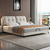 洛西亚现代简约科技，布艺床轻奢真皮，床多功能小户型卧室1.8m双人床