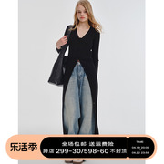 designerplus法式长袖针织，开衫女春夏季薄款外套中长款防晒罩衫