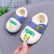 宝宝棉鞋软底婴儿学步鞋男0-1岁2女童皮鞋6-12个月女加绒二棉冬季