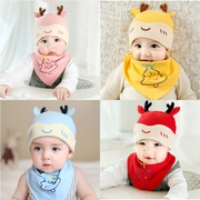 0一6月婴儿帽子秋冬款小月龄7-9五个月儿童两岁宝宝婴幼儿保暖帽2