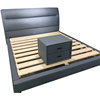 定制科技布床现代简约18米主卧婚床双人床15米北欧时尚轻奢布艺床