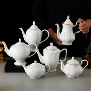 陶瓷咖啡壶套装茶具茶壶奶壶陶，茶壶大号凉水壶泡茶壶花茶壶大容量