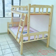深圳 实木床1米 双层1.2米1.5米子母床上下铺 松木床