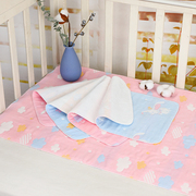 纱布隔尿垫纯棉防水新生婴儿，防漏垫可水洗透气小号宝宝防尿隔夜垫