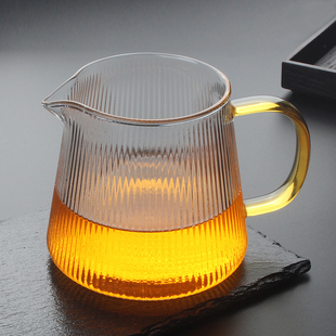 创意茶具加厚高硼硅耐热玻璃公道杯茶漏过滤公杯家用分茶器泡茶壶