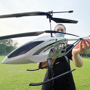 超大型合金航拍遥控飞机，儿童直升机玩具男孩战斗无人机，小学生小型