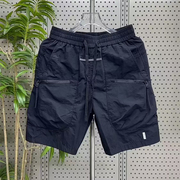 工装短裤2024夏季男士，薄款休闲宽松五分裤，多口袋速干沙滩裤男中裤