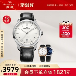 海鸥手表设计师系列60周年纪念款男士手表，自动机械表819.415