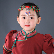 蒙古头饰少数民族复古风藏族旅拍饰品儿童女异域风情额饰额头链子