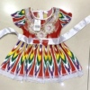 新疆儿童连衣裙子夏季女童舞蹈衣服维吾尔族，娃娃服装连衣裙子
