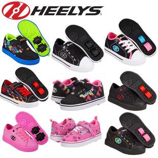 美国heelys男童双轮滑飞行鞋，女童学生代步二轮夏季薄款暴走鞋