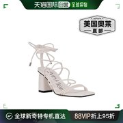 calvin kleinCalista 女式系带高跟鞋 - 白色 美国奥莱直发