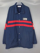 vintage古着paolo中古90年代藏青色，字母条纹运动服夹克外套