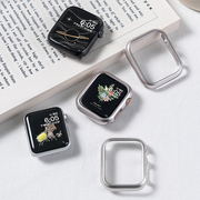 适用iwatch8保护壳s8苹果s7手表applewatch7保护套s6表带，se半包6硬壳5边框，薄4高级感3代41小众45mm表套watchs