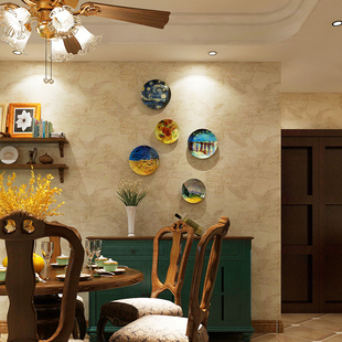 欧式创意家居背景墙面，装饰品梵高油画，餐厅客厅卧室装饰挂件摆件