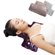平躺睡觉充电热水袋暖颈椎，肩颈部电暖袋，腰椎艾灸牵引热敷枕电暖宝