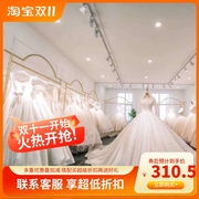 婚纱架子高档展示架网红店礼服大拖尾秀禾加粗挂衣架可定制婚纱架