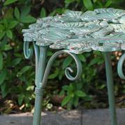 做旧铸铁花架子铁艺落地花园，庭院阳台客厅花盆架花凳装饰置物架