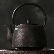 铁壶铸铁烧水围炉直接火烧茶壶工夫茶具煮茶老铁壶无涂层老式煮水